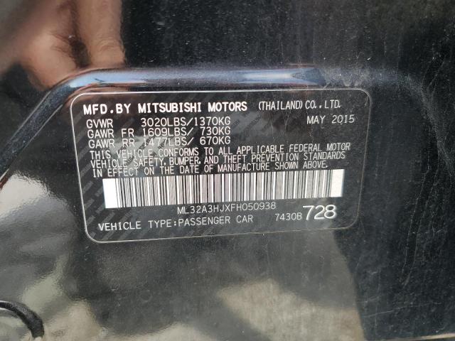 2015 MITSUBISHI MIRAGE DE ML32A3HJXFH050938