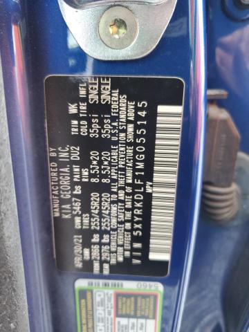 2021 KIA SORENTO SX - 5XYRKDLF1MG055145