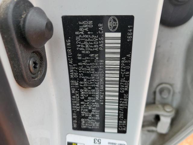 2021 TOYOTA CAMRY TRD - 4T1KZ1AK0MU057118
