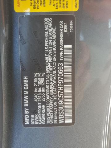 2017 BMW M4 - WBS3U9C57HP970663