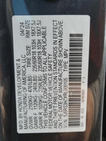 2024 HONDA CR-V EXL 5J6RS3H7XRL009105