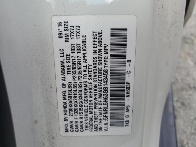 2016 HONDA ODYSSEY EX - 5FNRL5H63GB143458