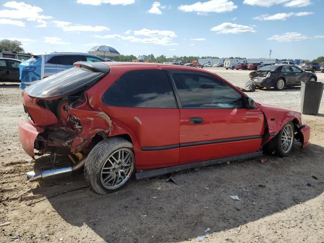 HONDA CIVIC CX 1997 red  gas 2HGEJ6325VH116740 photo #4
