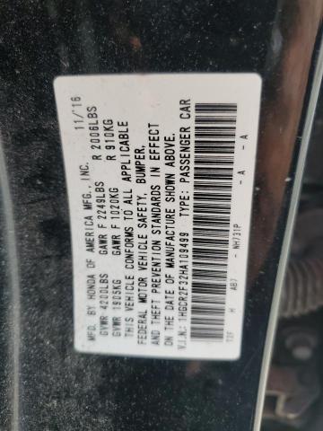 2017 HONDA ACCORD LX 1HGCR2F32HA109499