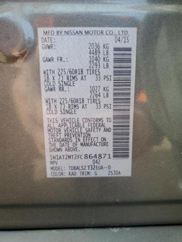 2015 NISSAN ROGUE S - 5N1AT2MT2FC864871