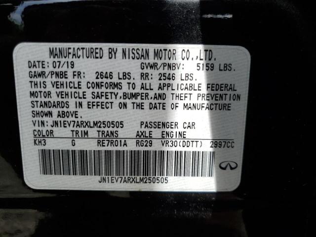 2020 INFINITI Q50 PURE - JN1EV7ARXLM250505