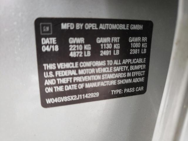 2018 BUICK REGAL TOUR - W04GV8SX2J1142929