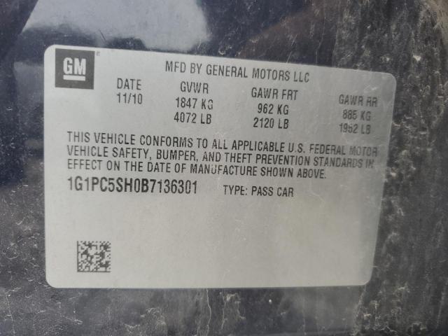2011 CHEVROLET CRUZE LS - 1G1PC5SH0B7136301
