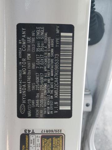 2019 HYUNDAI TUCSON SE - KM8J2CA47KU985373