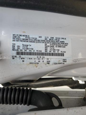 2014 FORD FOCUS SE - 1FADP3K20EL213247
