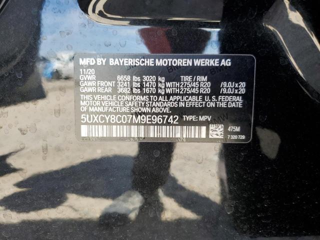 2021 BMW X6 M50I 5UXCY8C07M9E96742