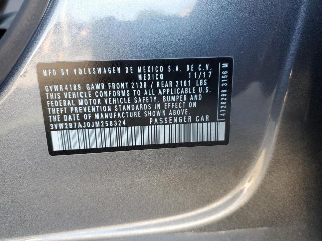 2018 VOLKSWAGEN JETTA S - 3VW2B7AJ0JM258324