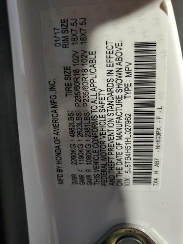 2017 ACURA RDX TECHNO - 5J8TB4H51HL027962
