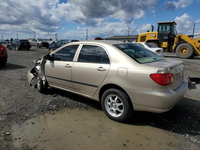 TOYOTA COROLLA CE 2005 beige sedan 4d gas 2T1BR32E55C504484 photo #3
