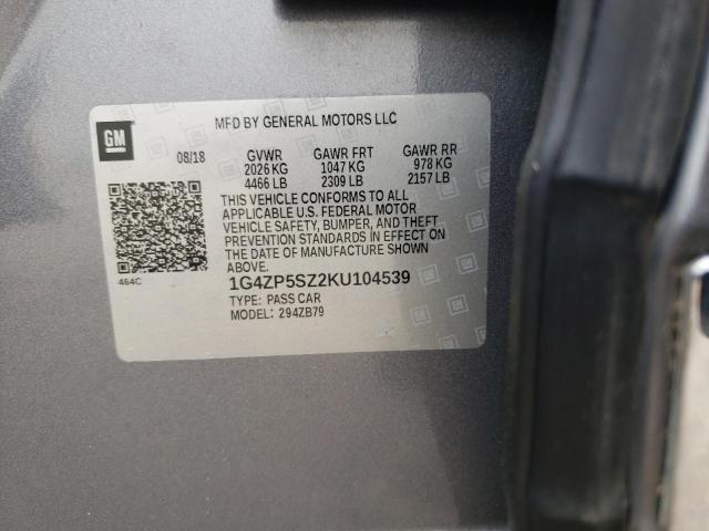 2019 BUICK LACROSSE E 1G4ZP5SZ2KU104539