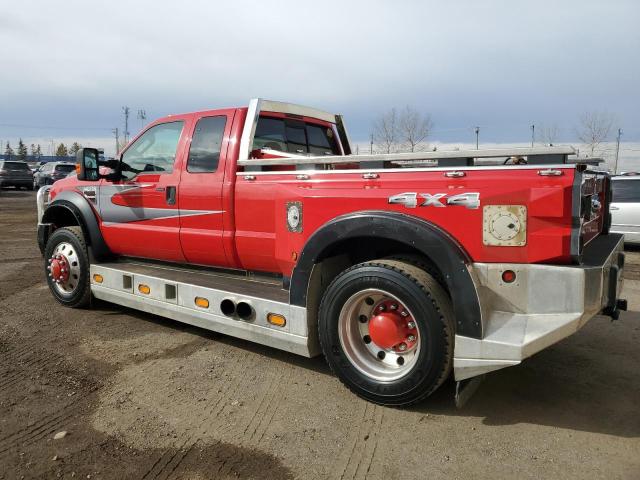 FORD F550 SUPER 2008 red chassis diesel 1FDAX57R68EA42555 photo #3