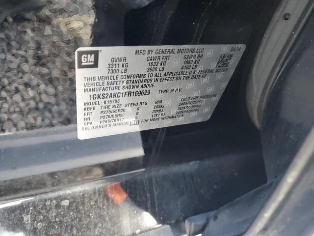2015 GMC YUKON SLE 1GKS2AKC1FR169629