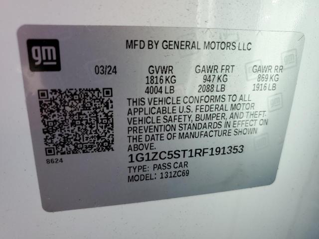 2024 CHEVROLET MALIBU LS - 1G1ZC5ST1RF191353