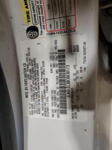 2012 LINCOLN MKZ HYBRID - 3LNDL2L38CR838173