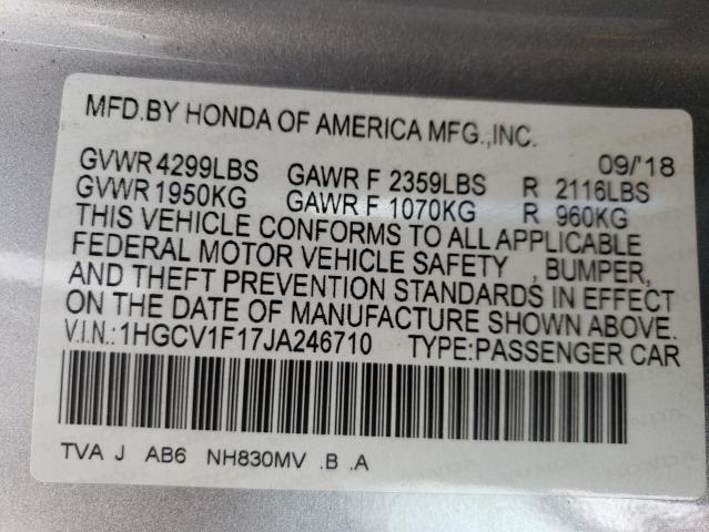 2018 HONDA ACCORD LX - 1HGCV1F17JA246710