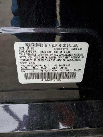 2015 INFINITI Q50 BASE - JN1BV7AR3FM418217