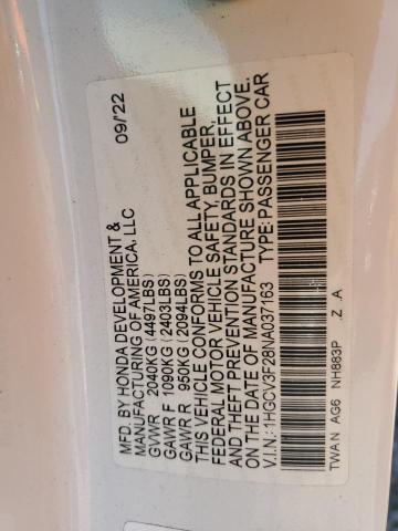 2022 HONDA ACCORD HYB - 1HGCV3F28NA037163