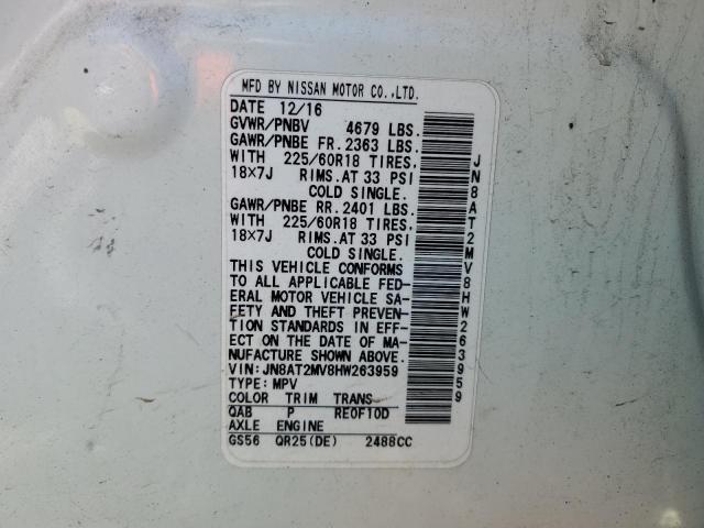 2017 NISSAN ROGUE S - JN8AT2MV8HW263959