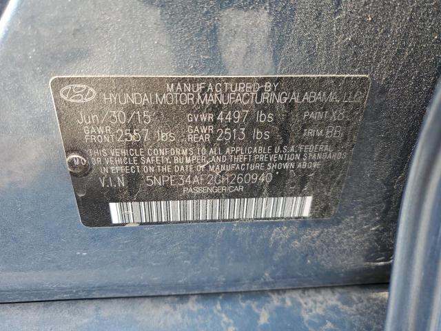 2016 HYUNDAI SONATA SPO - 5NPE34AF2GH260940
