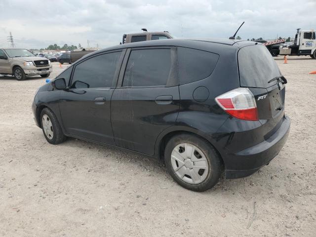 HONDA FIT 2013 black  gas JHMGE8H31DC025571 photo #3