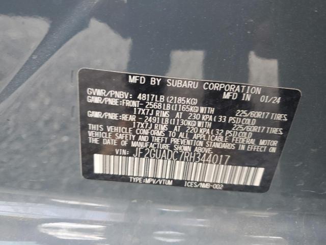 2024 SUBARU CROSSTREK - JF2GUADC7RH344017