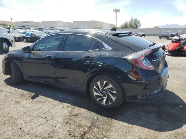 HONDA CIVIC LX 2017 black  gas SHHFK7H2XHU229445 photo #3
