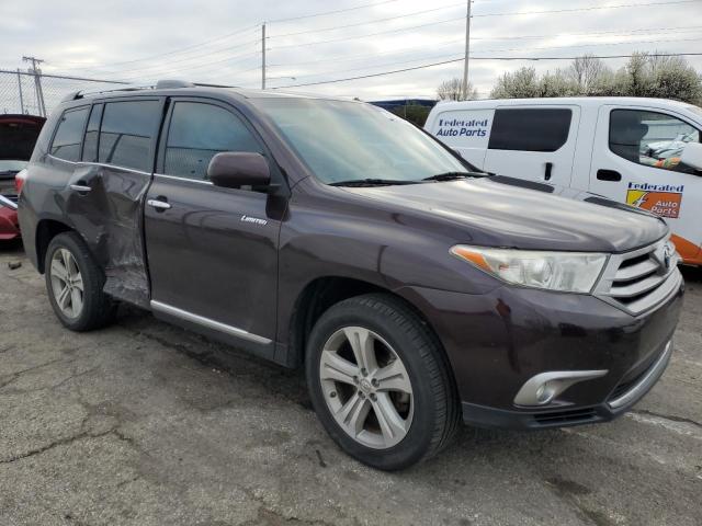 Vin: 5tdyk3eh1ds100382, lot: 50894575, toyota highlander limited 20134
