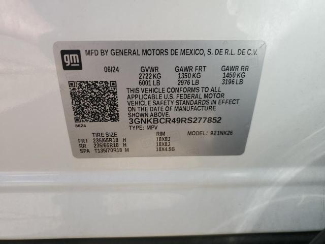 2024 CHEVROLET BLAZER 2LT - 3GNKBCR49RS277852