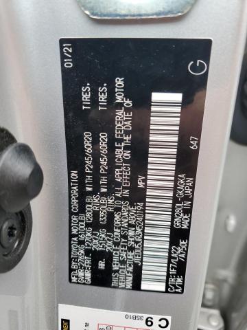 2021 TOYOTA 4RUNNER NI - JTEDU5JR3M5240194