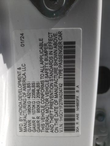 2024 HONDA ACCORD LX - 1HGCY1F27RA034742