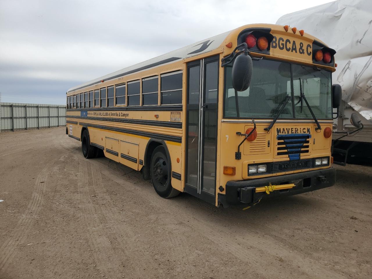  Salvage Blue Bird School Bus