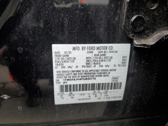 2023 FORD EXPLORER T - 1FMSK8JH4PGB50776