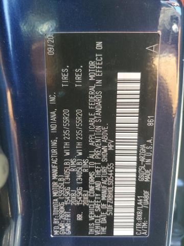 2020 TOYOTA HIGHLANDER - 5TDFZRBH0LS054455