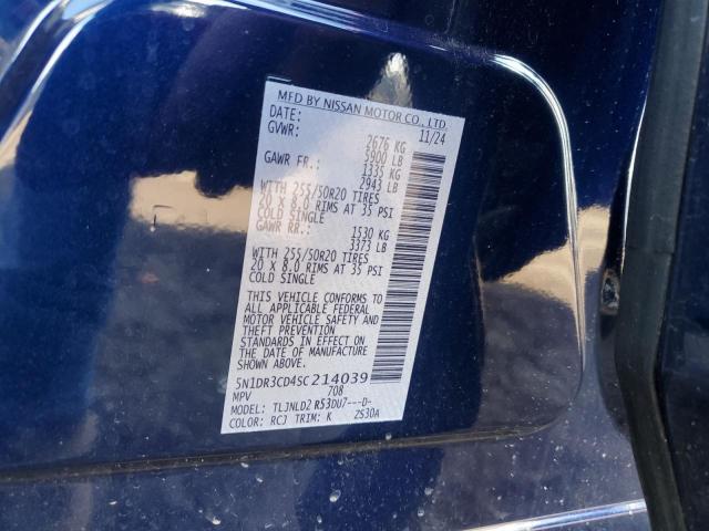 2025 NISSAN PATHFINDER - 5N1DR3CD4SC214039