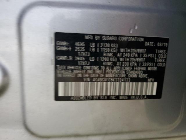 2019 SUBARU OUTBACK 2. - 4S4BSAFC5K3324133