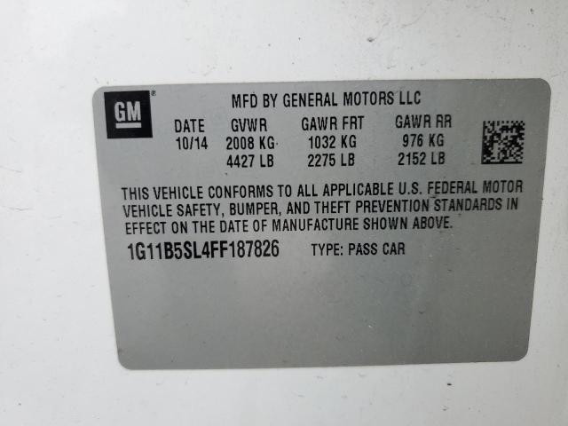 2015 CHEVROLET MALIBU LS - 1G11B5SL4FF187826