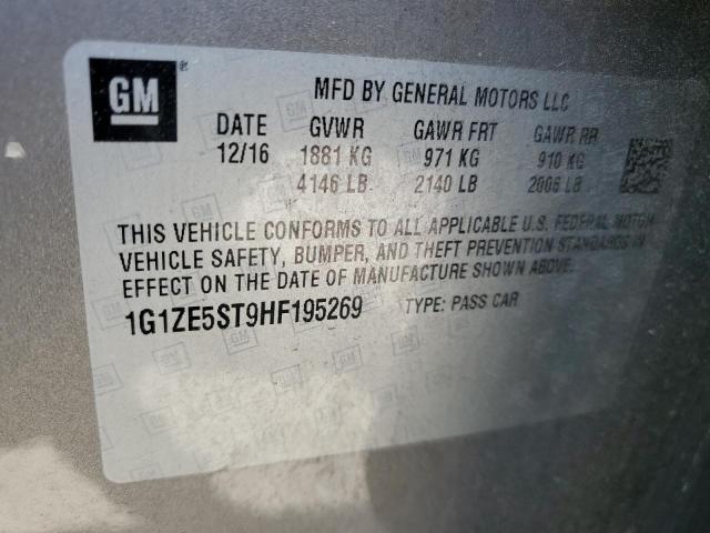 2017 CHEVROLET MALIBU LT - 1G1ZE5ST9HF195269