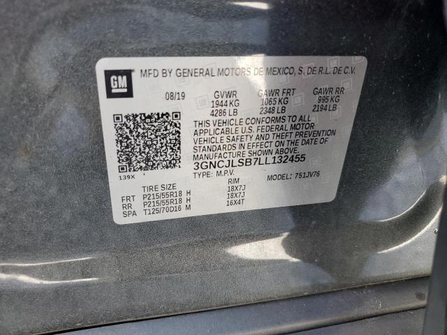 2020 CHEVROLET TRAX 1LT - 3GNCJLSB7LL132455
