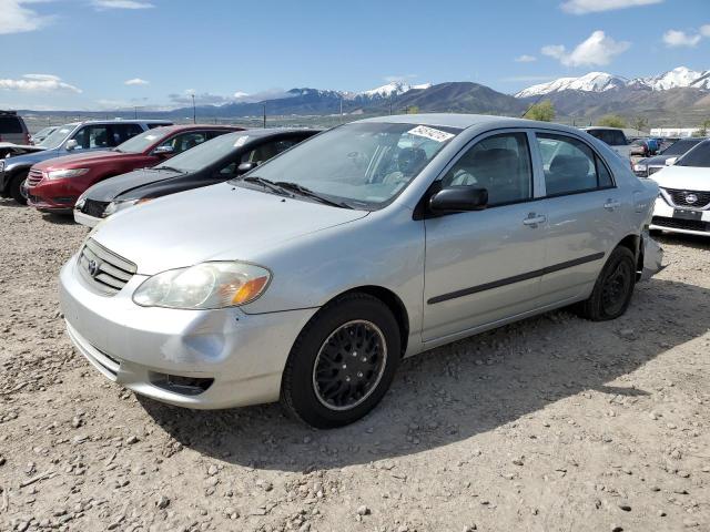 TOYOTA COROLLA CE 2004 silver  gas 1NXBR32E84Z195378 photo #1