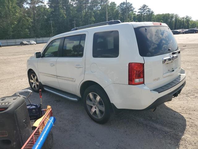 HONDA PILOT TOUR 2015 white  gas 5FNYF3H92FB021853 photo #3