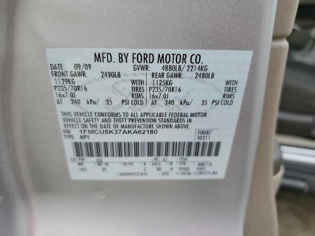 2010 FORD ESCAPE HYB - 1FMCU5K37AKA62180