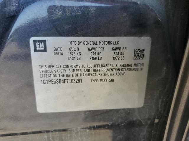 2015 CHEVROLET CRUZE LT - 1G1PE5SB4F7103281