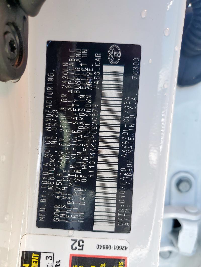 2023 TOYOTA CAMRY SE N - 4T1G11AK8PU820679