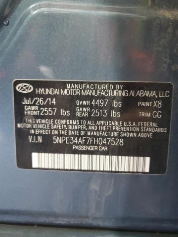 2015 HYUNDAI SONATA SPO - 5NPE34AF7FH047528