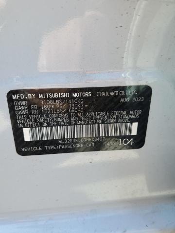 2024 MITSUBISHI MIRAGE G4 - ML32FUFJ8RHF03407